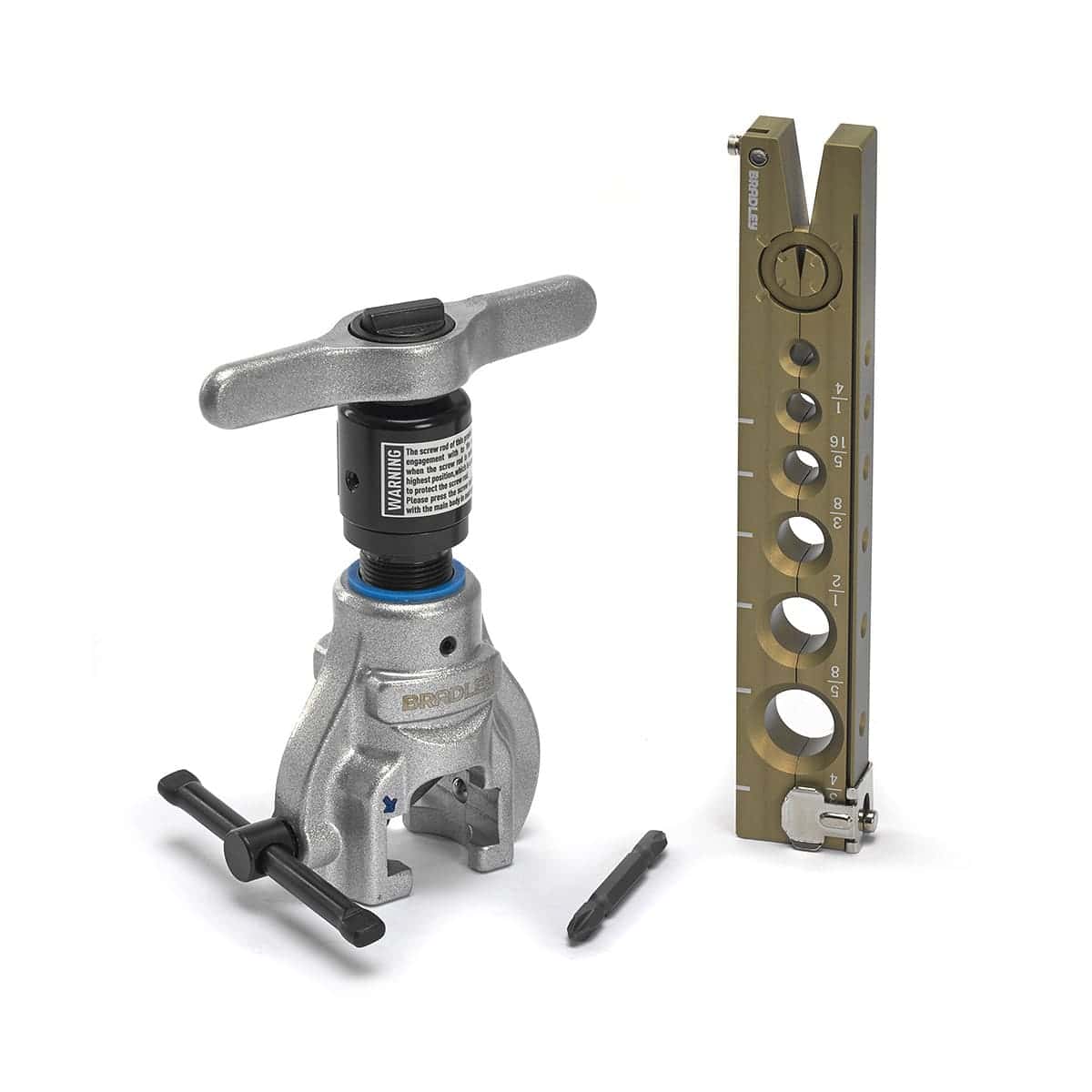 Bradley RF100 45-degree eccentric flaring tool for HVAC and refrigeration tube flaring