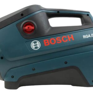 Bosch RG 4.0 Certified A2L A3 Recovery Unit, a robust and compact refrigerant recovery machine with clearly labeled controls, designed for safe handling of flammable refrigerants.