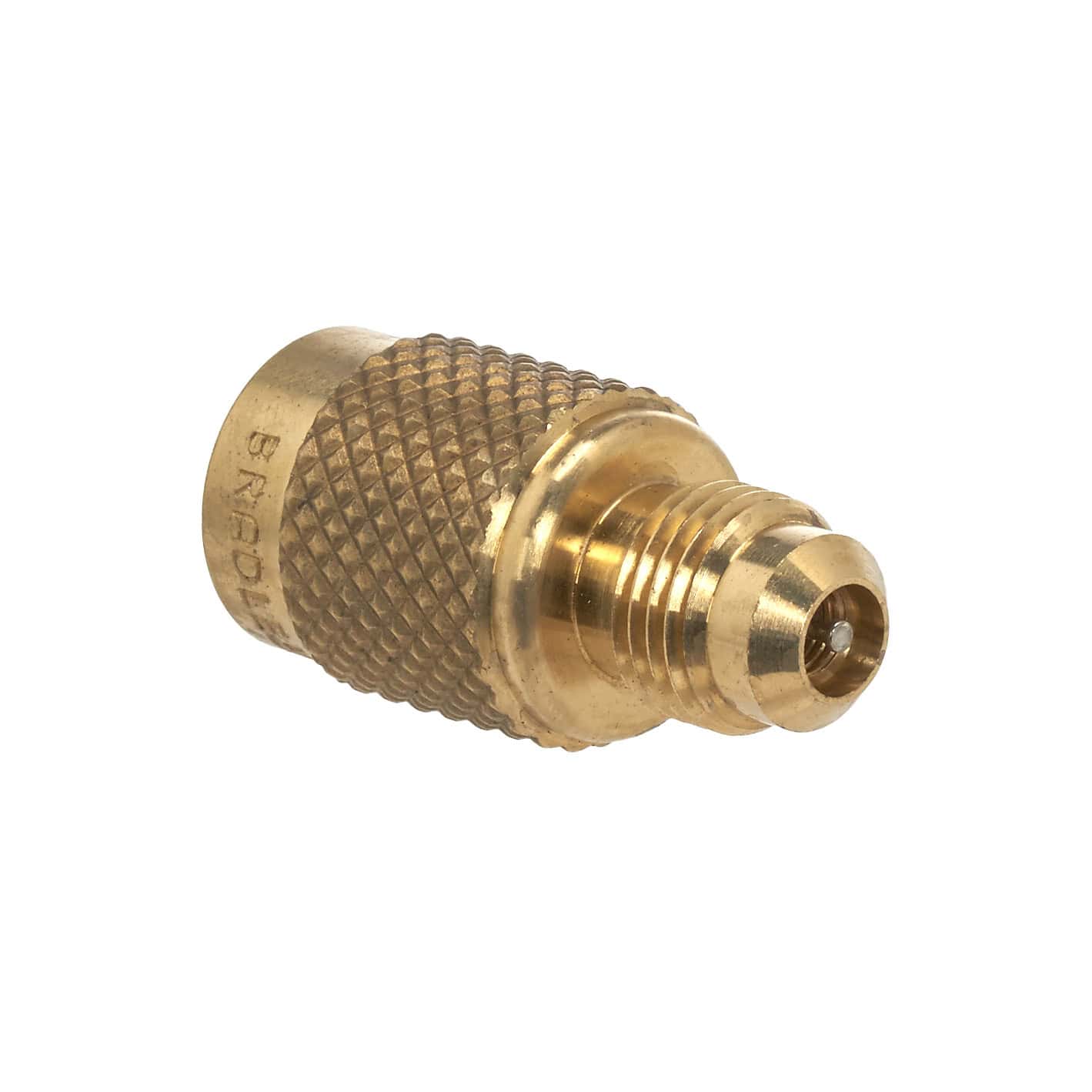 bradley bra ad1456 brass adapter 1/4" f flare x 5/16" m flare