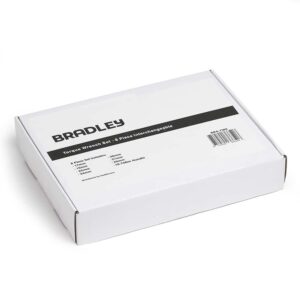 BRADLEY TW8 Metric Torque Wrench Set, featuring multiple color-coded wrench heads and a central handle, designed for accurate torque application in HVAC/R systems.