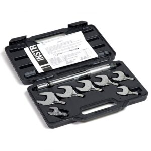 BRADLEY TW8 Metric Torque Wrench Set, featuring multiple color-coded wrench heads and a central handle, designed for accurate torque application in HVAC/R systems.