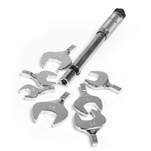 BRADLEY TW8 Metric Torque Wrench Set, featuring multiple color-coded wrench heads and a central handle, designed for accurate torque application in HVAC/R systems.