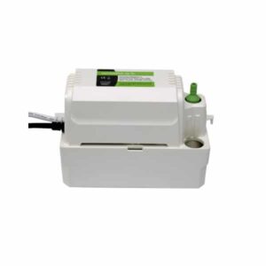 A compact DiversiTech WHISPA-Q-TANK 1 Litre condensate tank pump, typically black or gray, designed for quiet and efficient removal of condensate from HVAC systems.