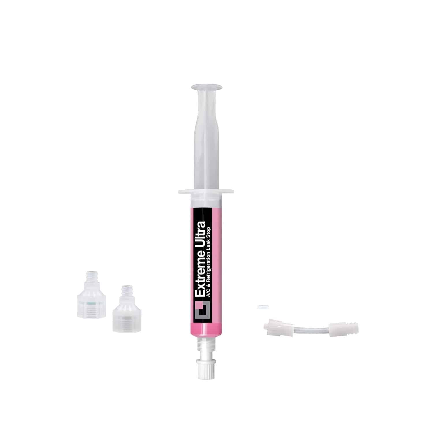 Stop automotive AC leaks with Errecom Extreme Ultra! This powerful leak stop comes with 1/4" and 5/16" fittings for easy application.