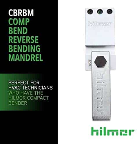 Hilmor 1890999 Compound Bend Reverse Bending Mandrel, a precision tool for creating accurate reverse and compound bends in copper tubing, featuring a durable construction.
