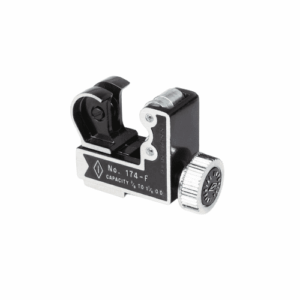 Imperial 174FSP tube cutter, a compact tool designed for cutting 3/8 to 1-1/8 inch copper, aluminum, and brass tubing with precision.