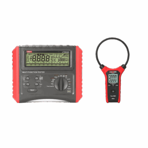 uni-t ut593au multifunction rcd loop tester and ut281a flex clamp true rms smart ac 3000a combo