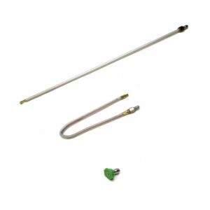 SpeedClean CJ-MSB-ACC-KIT Mini-split Cleaning Accessory Kit, featuring specialized nozzles and brushes for detailed cleaning of mini-split coils and blower wheels.