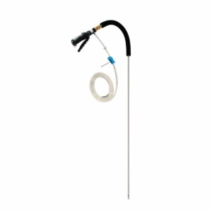 SpeedClean CN-03 Condenser Needle Coil Cleaner, a specialized long-reach nozzle attachment for thoroughly cleaning condenser coils, shown with a fine spray pattern.