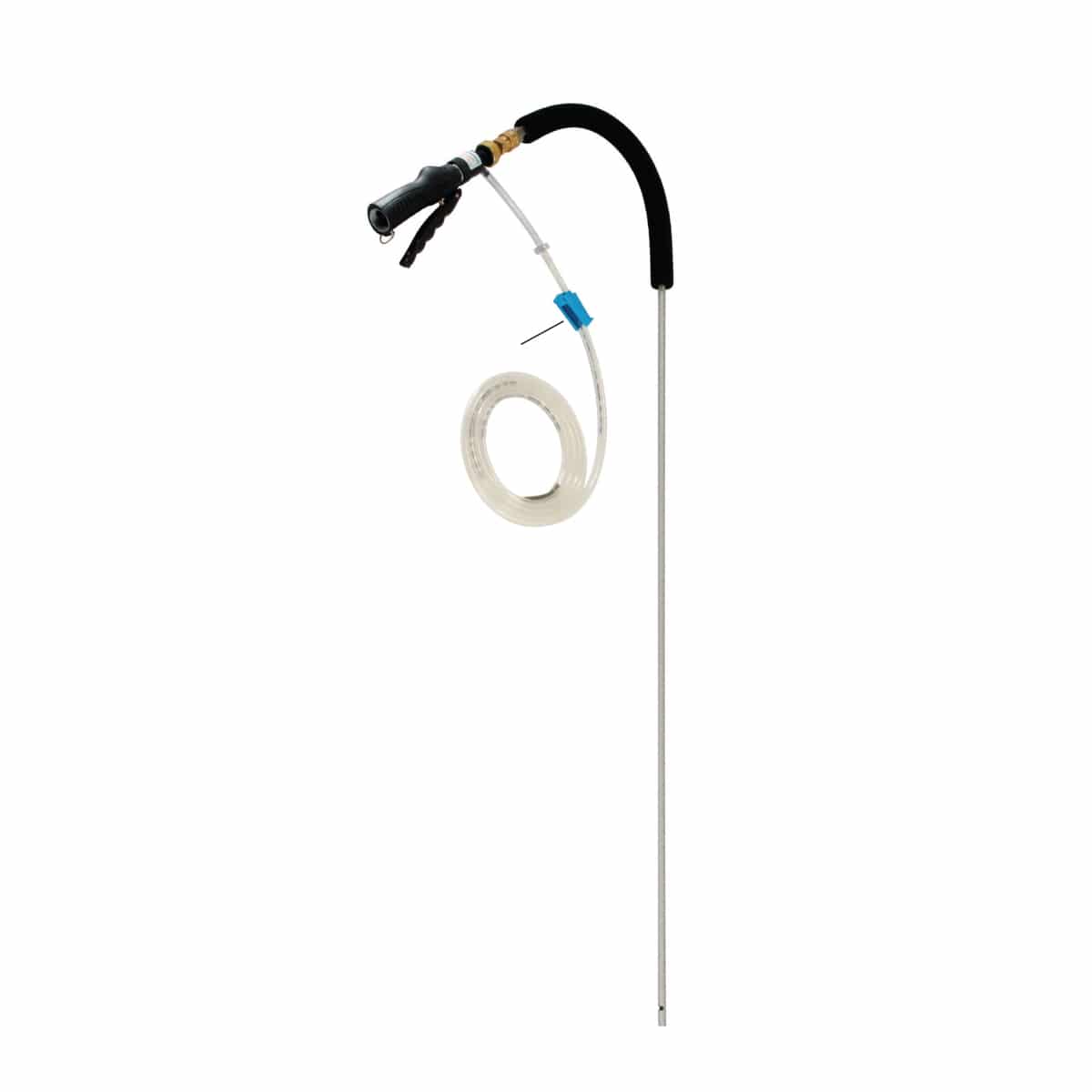 SpeedClean CN-03 Condenser Needle Coil Cleaner, a specialized long-reach nozzle attachment for thoroughly cleaning condenser coils, shown with a fine spray pattern.