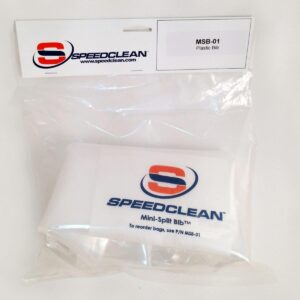 SpeedClean MSB-01 Mini-Split Bib Kit Replacement Bib, a clear plastic replacement component for the Mini-Split Bib Kit, designed to protect walls during coil cleaning.