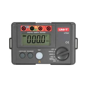 UNI T UT522 Digital Earth Ground Resistance Tester for electrical installations