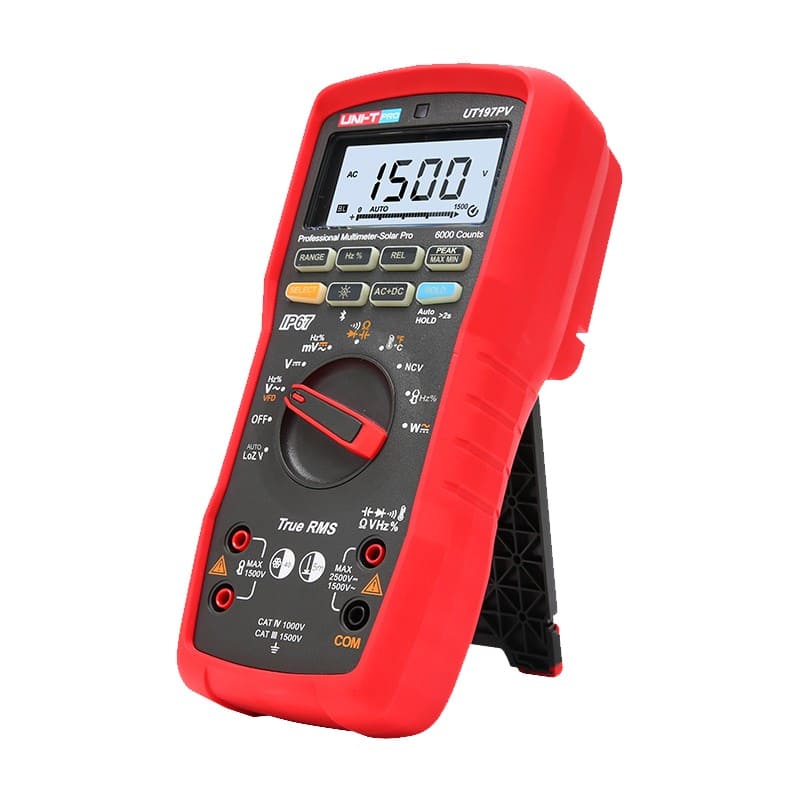 uni t ut197pv professional multimeter solar pro