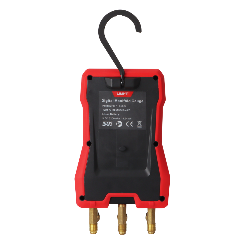 uni t ut336e kit digital manifold gauge with wireless temperature clamps