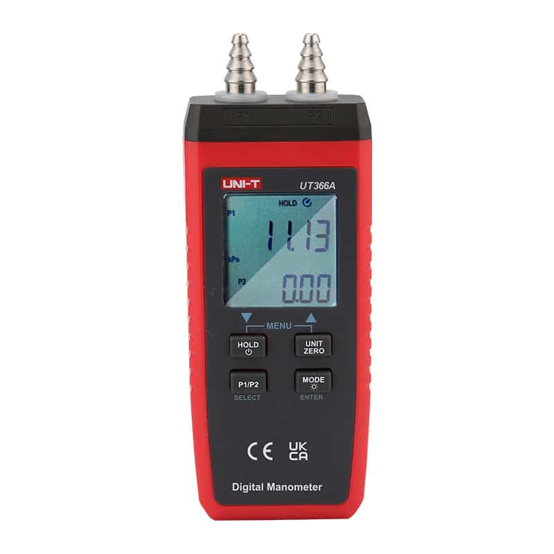 uni t ut366a digital manometer pressure measurement tool