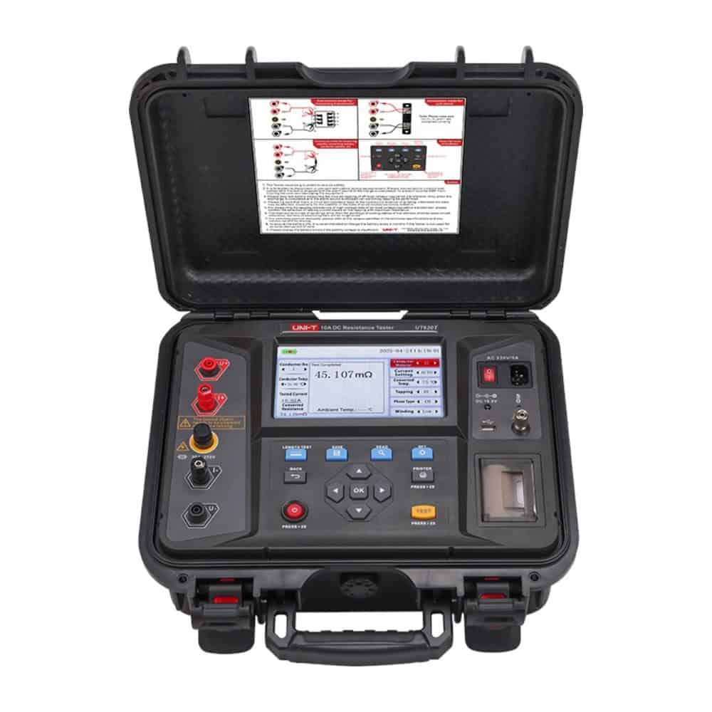 uni t ut620t 10a dc resistance tester