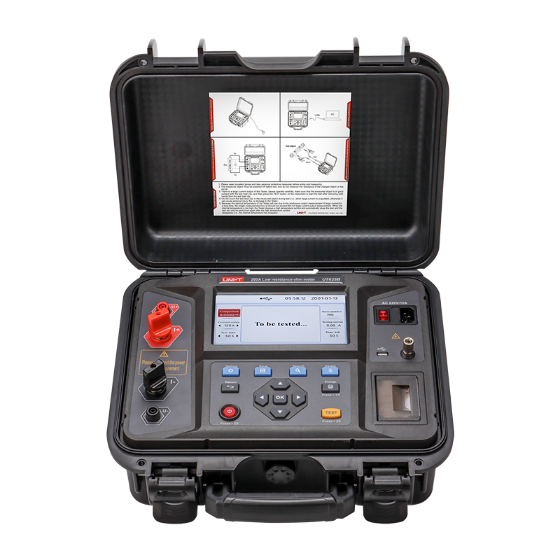 uni t ut625 series low resistance digital ohmmeter
