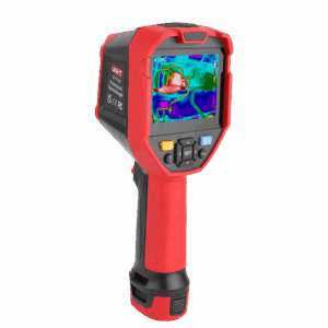 Uni-T UTi730E Thermal Camera, a handheld infrared imager with a large display, designed for accurate temperature measurement and visualization in professional applications.