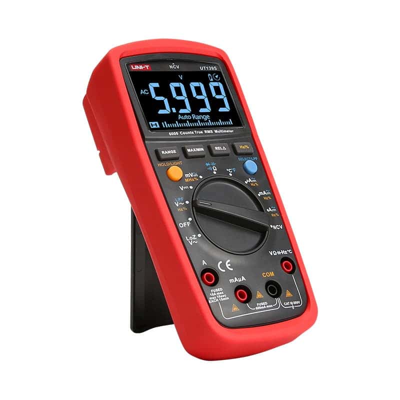 Accurate Uni-T UT139S True RMS Digital Multimeter for electrical testing. Reliable measurements for professionals & DIYers.