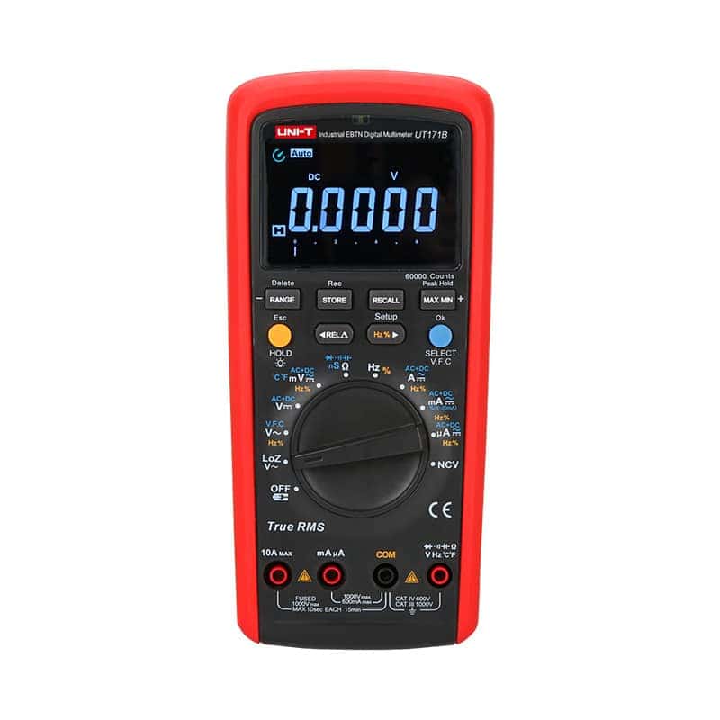 uni-t ut171b industrial true rms digital multimeter for electrical testing and measurements