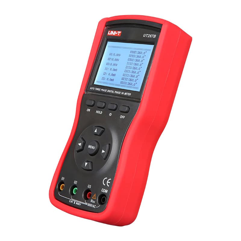 uni t ut267b intelligent 3 phase voltammeter