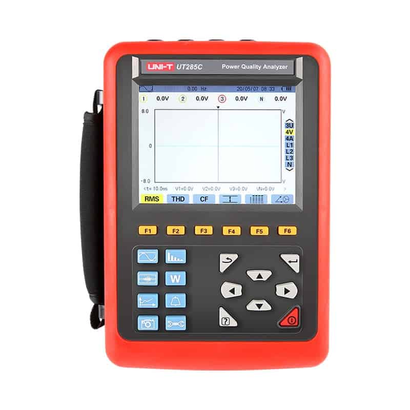 uni-t ut285c three phase power quality analyzer for electrical system analysis