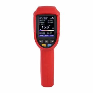 Uni-T UT305A+ Infrared Thermometer measuring high temperature industrial equipment