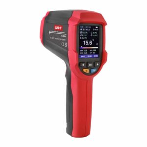 Uni-T UT305A+ Infrared Thermometer measuring high temperature industrial equipment
