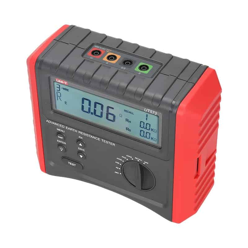 uni-t ut572 advanced earth resistance tester for accurate grounding system measurements