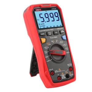 Uni-T UT61D+ 1000V True RMS Digital Multimeter. A reliable and accurate multimeter for electrical testing and troubleshooting.