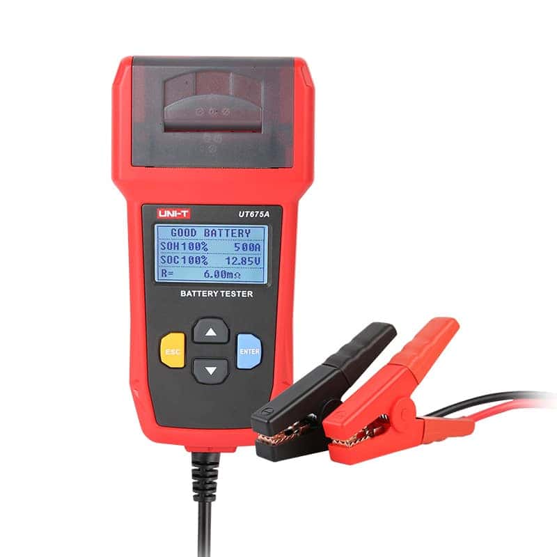 uni t ut675a battery tester car battery health check cca voltage resistance