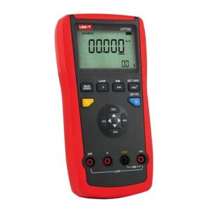 Uni-T UT705 Current Loop Calibrator, a handheld device with a digital display, designed for generating and measuring 0-20mA and 4-20mA current signals in industrial applications.