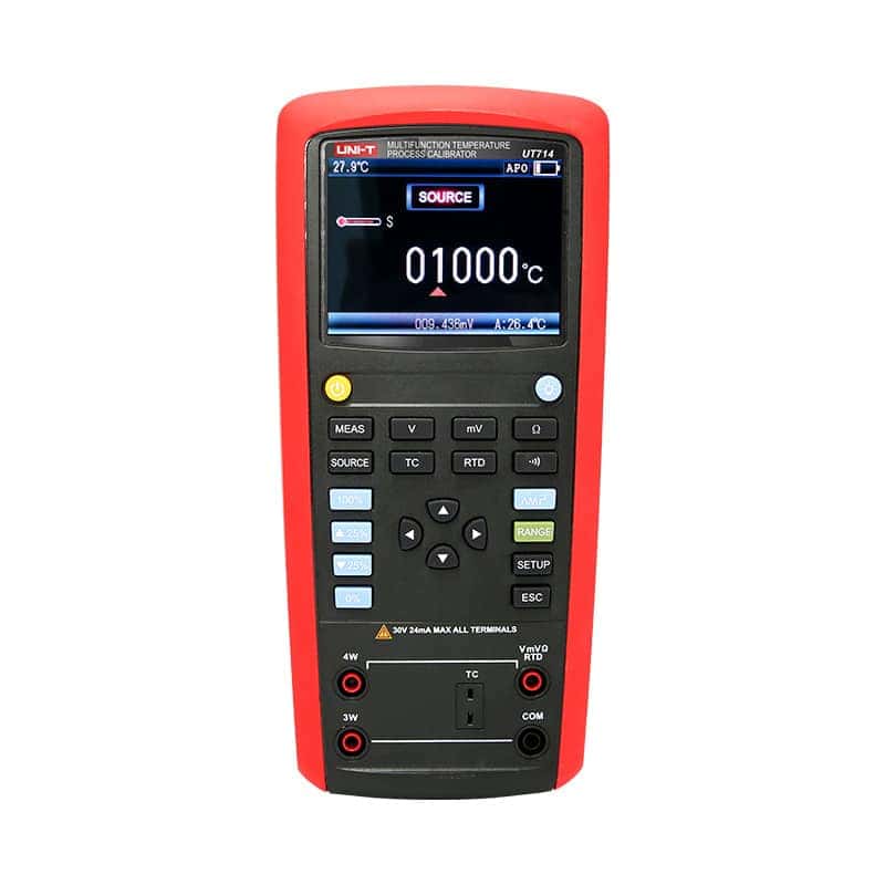 uni-t ut714 multifunction temperature process calibrator