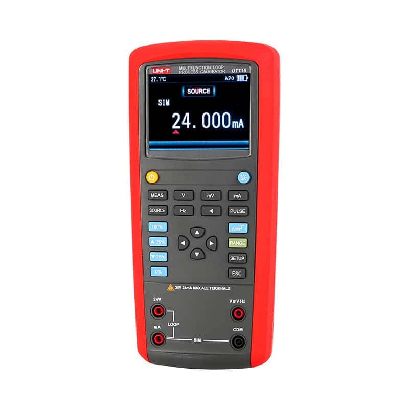 uni t ut715 multifunction loop process calibrator for accurate industrial measurements