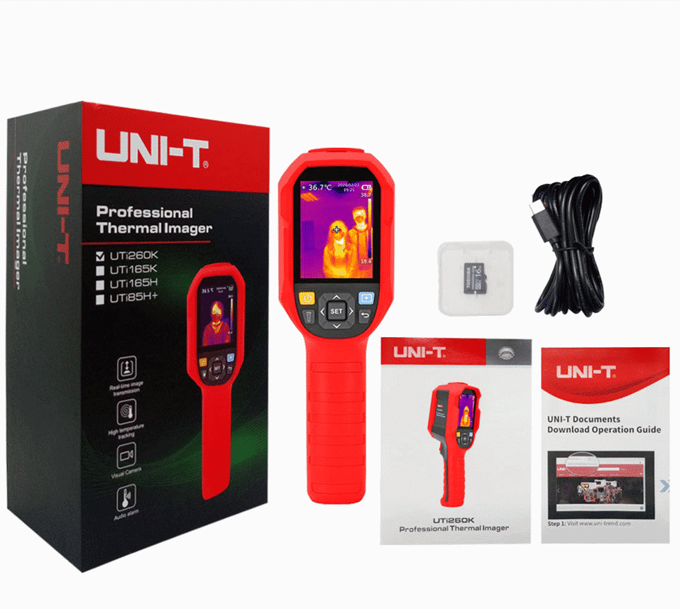uni t uti260k est thermal camera temperature screening body heat detector
