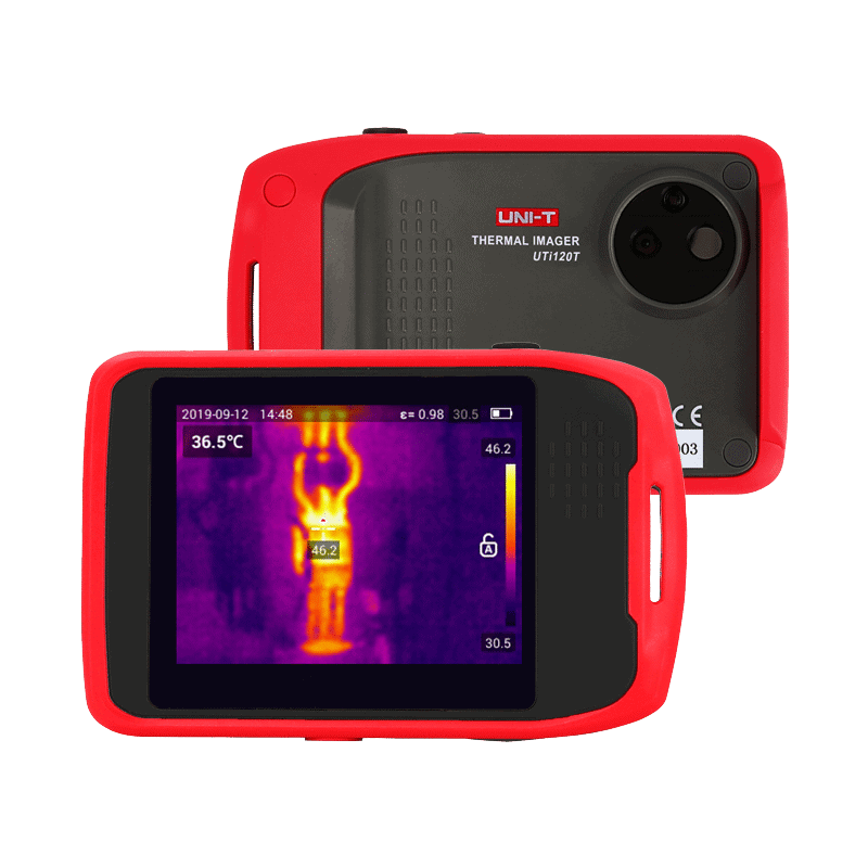 uni t uti120t pocket sized thermal camera