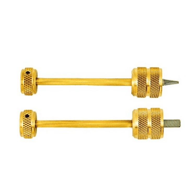 Close-up of the C&D CD3917 kit, featuring the CD3915 CRT pick and CD3916 CRT thread chaser. Essential tools for HVAC/R system maintenance and repair, designed for cleaning and restoring threads in critical components.