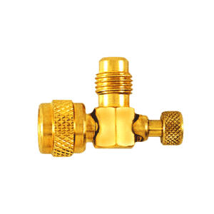 A close-up of the C&D CD5050 Mini Core Depressor for 1/4 inch SAE fittings. This compact tool is designed for removing cores from refrigeration fittings.