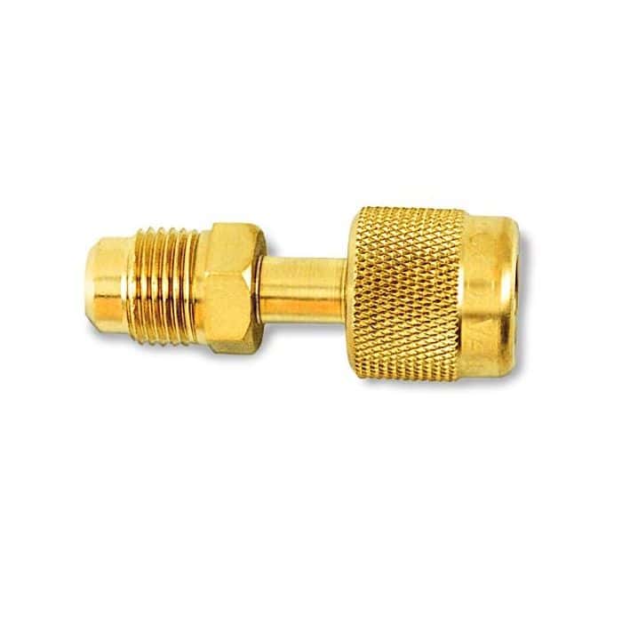 C&D CD2037 1/4F x 3/8M Flare Sure Seal Coupler, a high-quality HVAC fitting for secure and reliable connections.