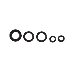 C&D CD5555 Replacement O-Rings, small black rubber rings, for use with HVAC core removal tools, preventing leaks and ensuring proper tool function.