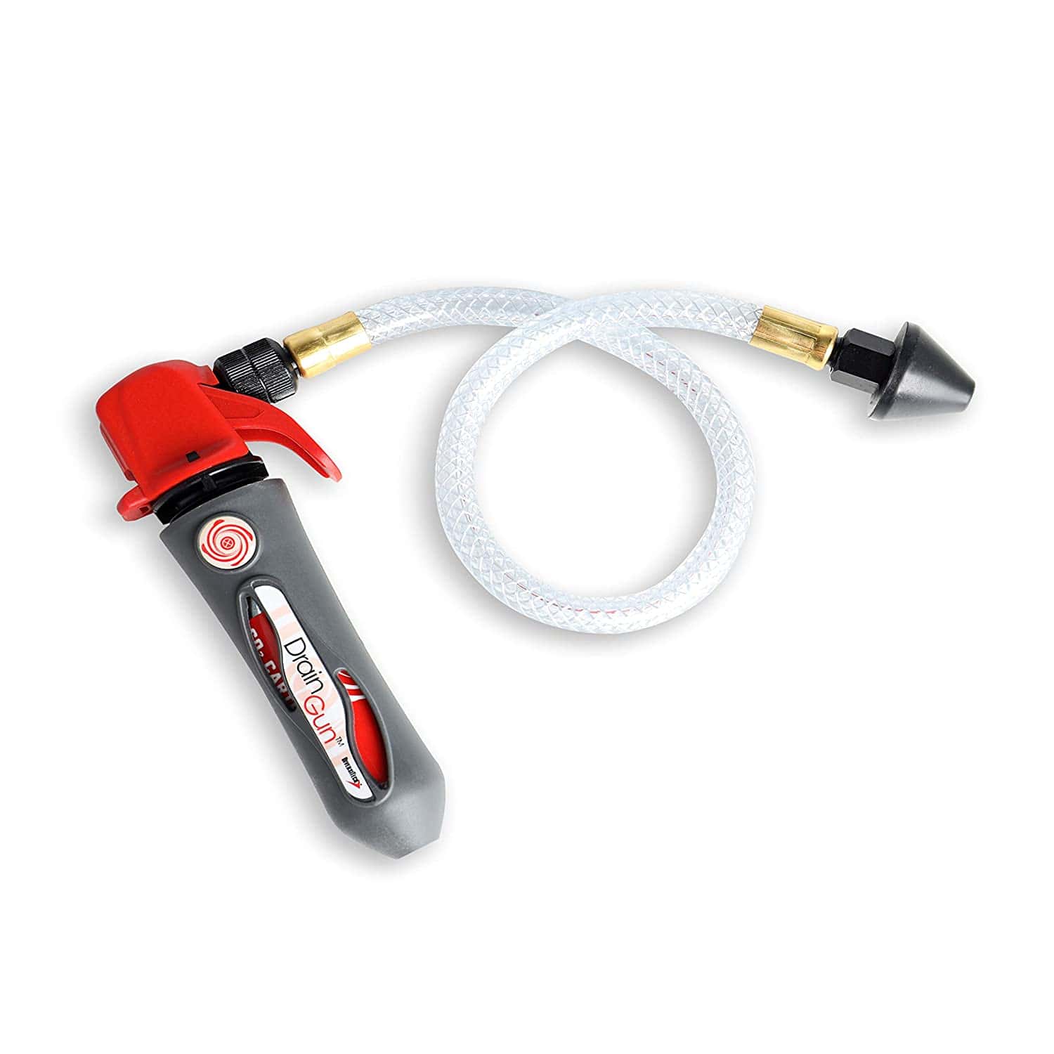 DiversiTech GG1 Drain Gun, a compact and portable device used for quickly clearing blockages in HVAC condensate drain lines using CO2 cartridges.