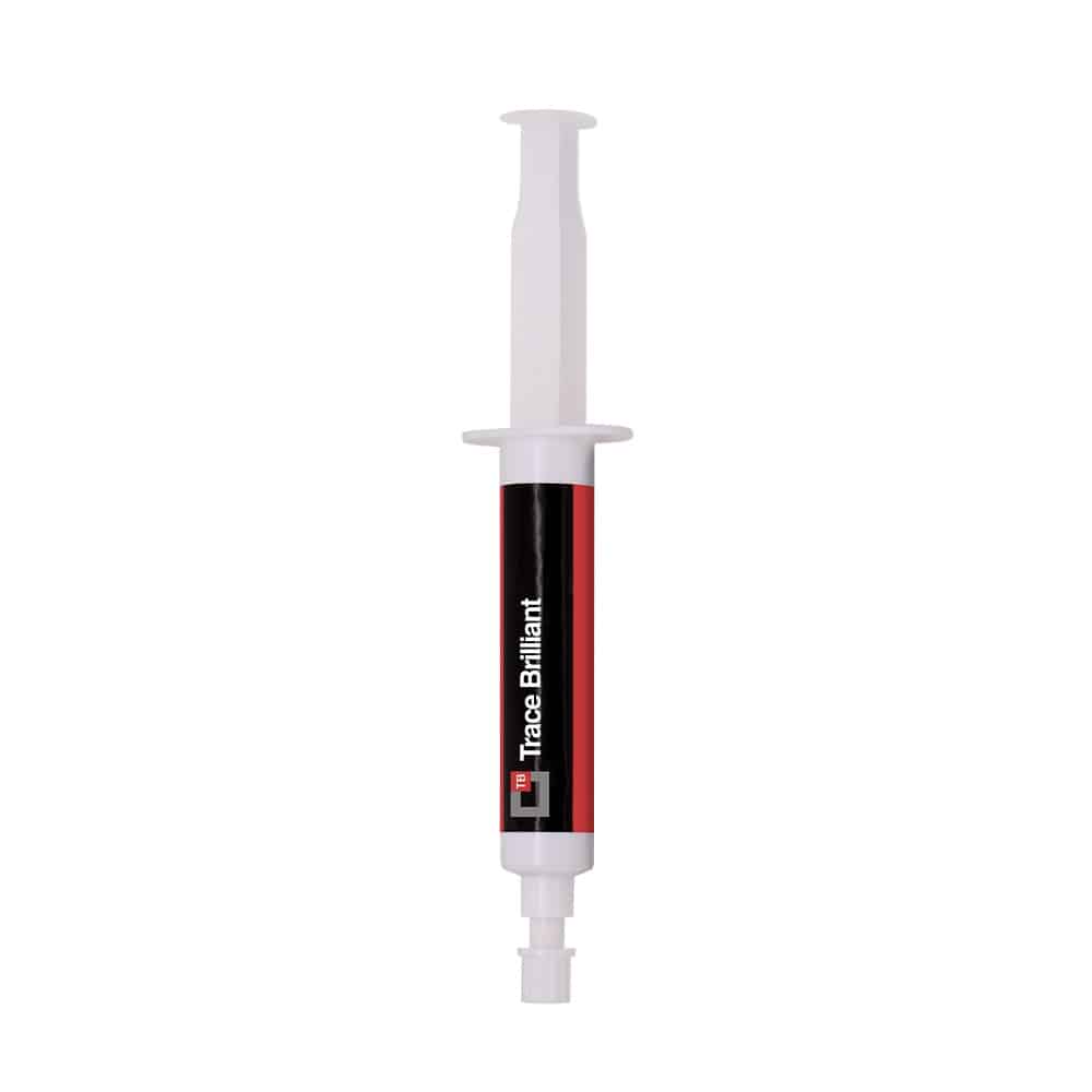 Errecom Trace Brilliant. A fluorescent UV leak detection dye for identifying leaks in various systems.