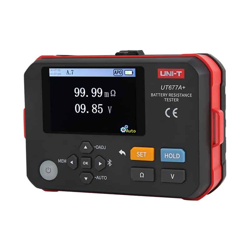 uni t ut677a+ battery internal resistance tester