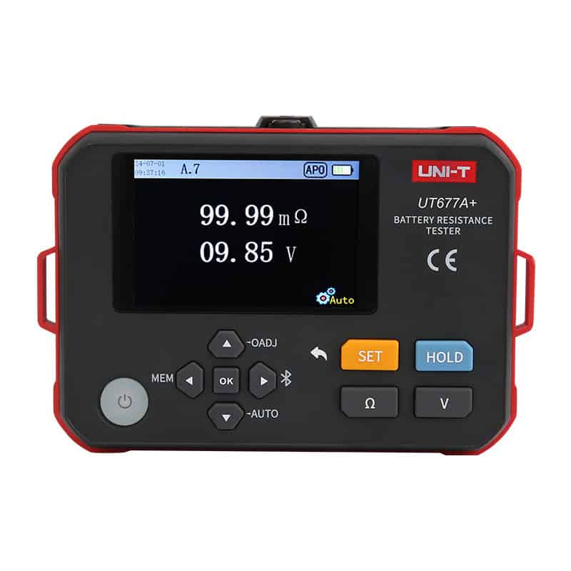 uni t ut677a+ battery internal resistance tester