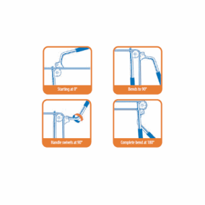 Imperial 364FHA Lever Bender Range. A versatile toolset for accurately bending various sizes of soft copper, aluminum, and thin-wall steel tubing.