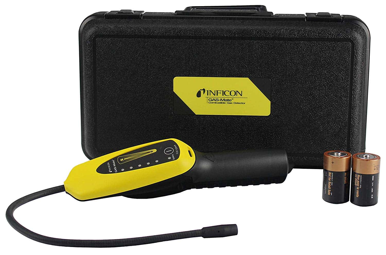 INFICON GAS-Mate Combustible Gas Leak Detector. A portable and reliable instrument for detecting leaks of various combustible gases.