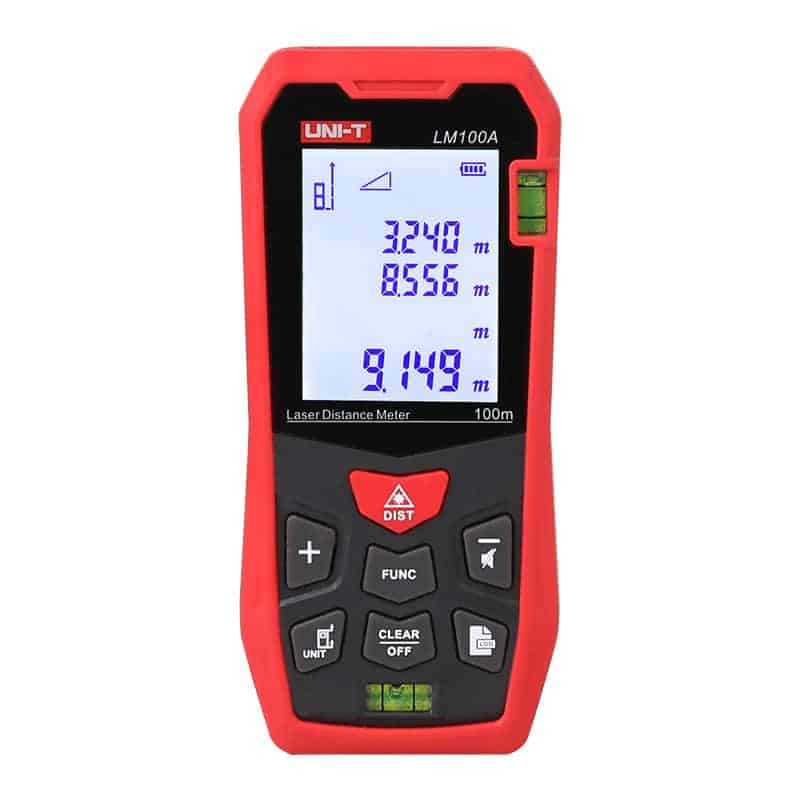 A compact and professional Uni-T LM A Series Laser Distance Meter, ideal for measuring distances with precision and accuracy.