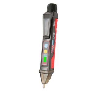 Uni-T UT12E AC Voltage Detector. A compact and non-contact tester for safely detecting AC voltage in electrical systems.