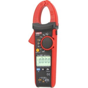 Uni-T UT216C 600A True RMS Digital Clamp Meter CAT III. A reliable and accurate clamp meter for AC/DC current, voltage, resistance, and more.