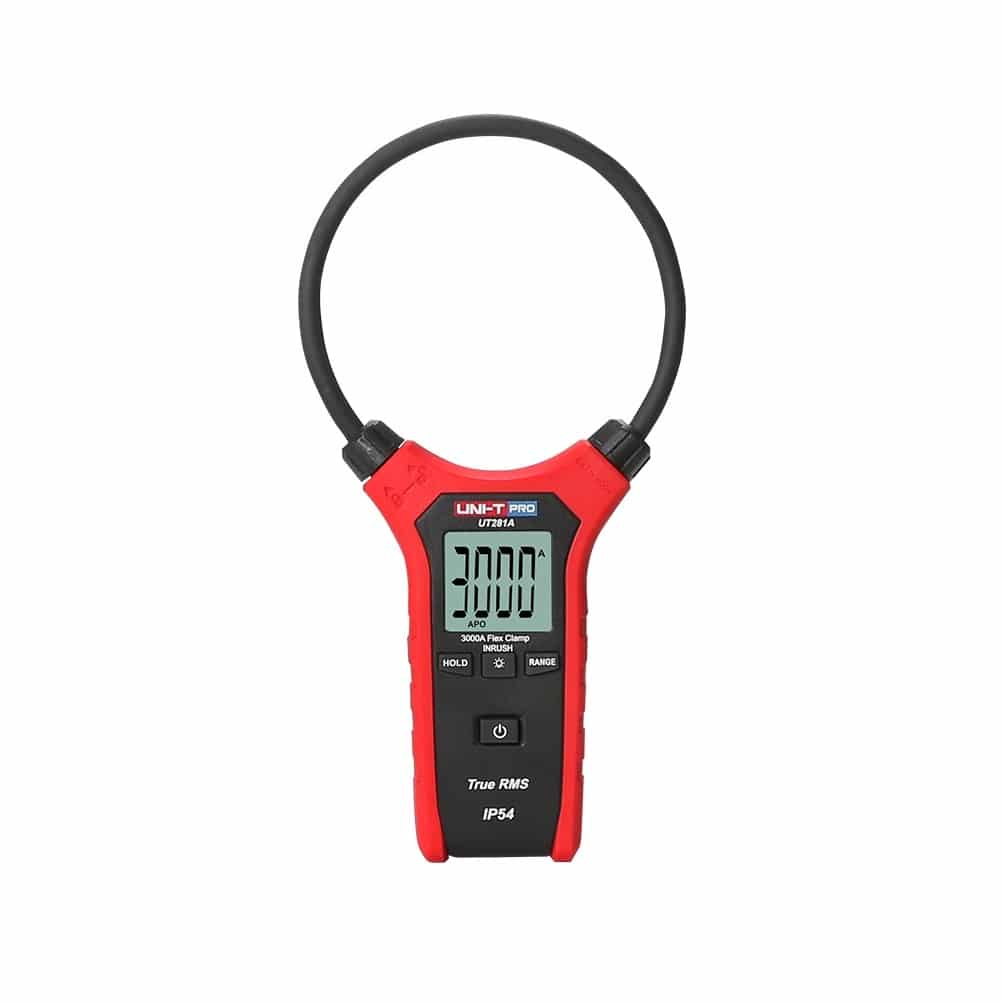 Uni-T UT281A Flex Clamp True RMS Smart AC 3000A. A flexible clamp meter for accurate AC current measurements up to 3000A.